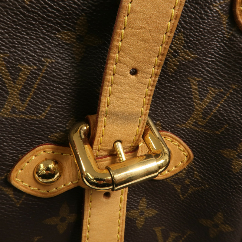 LOUIS VUITTON Monogram Palermo GM金扣手挽肩背兩用袋-16