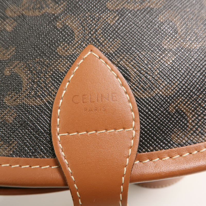 CELINE 塗層帆布Folco肩背袋-5