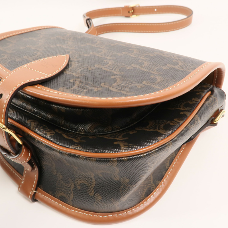 CELINE 塗層帆布Folco肩背袋-9