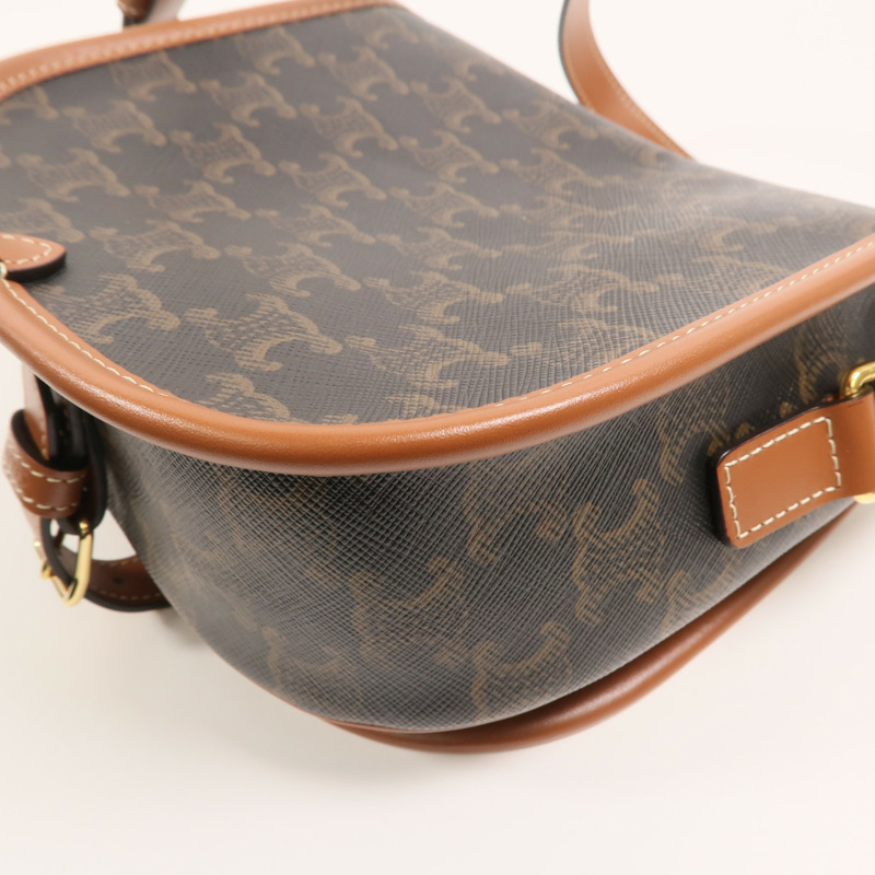 CELINE 塗層帆布Folco肩背袋-11