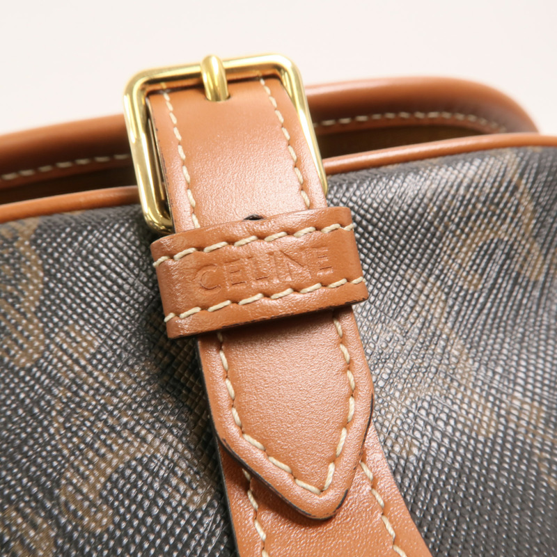 CELINE 塗層帆布Folco肩背袋-13