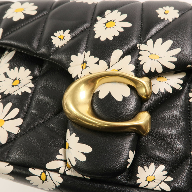 COACH 羊皮皮革Tabby 26鏈帶肩背袋-8