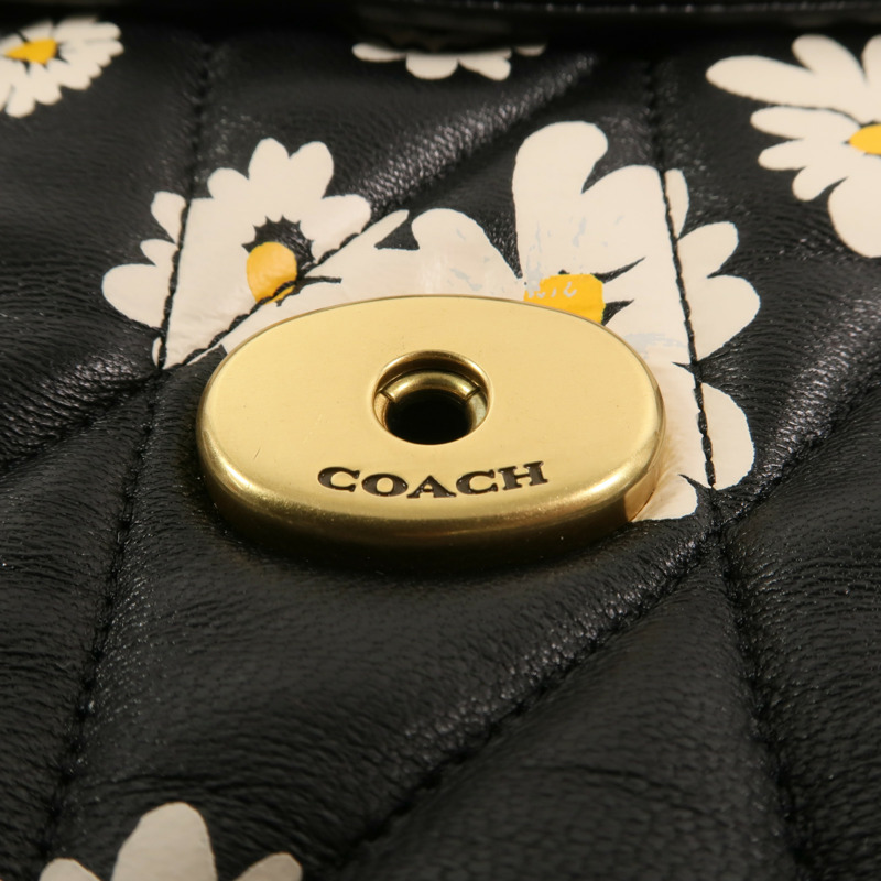 COACH 羊皮皮革Tabby 26鏈帶肩背袋-9