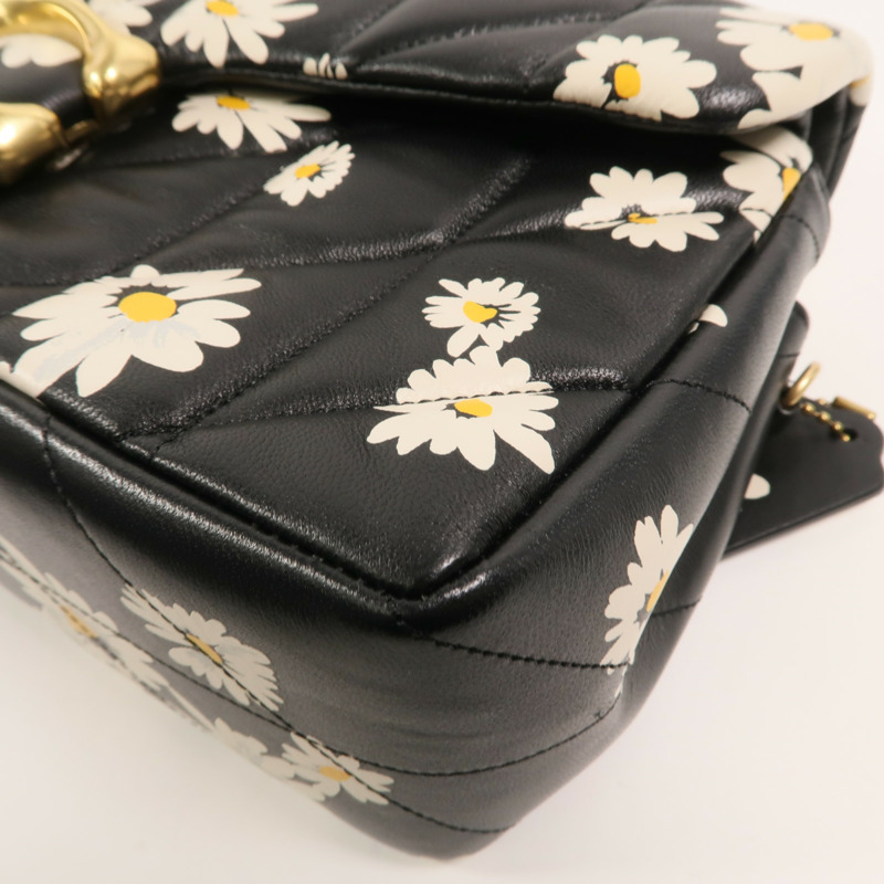 COACH 羊皮皮革Tabby 26鏈帶肩背袋-12