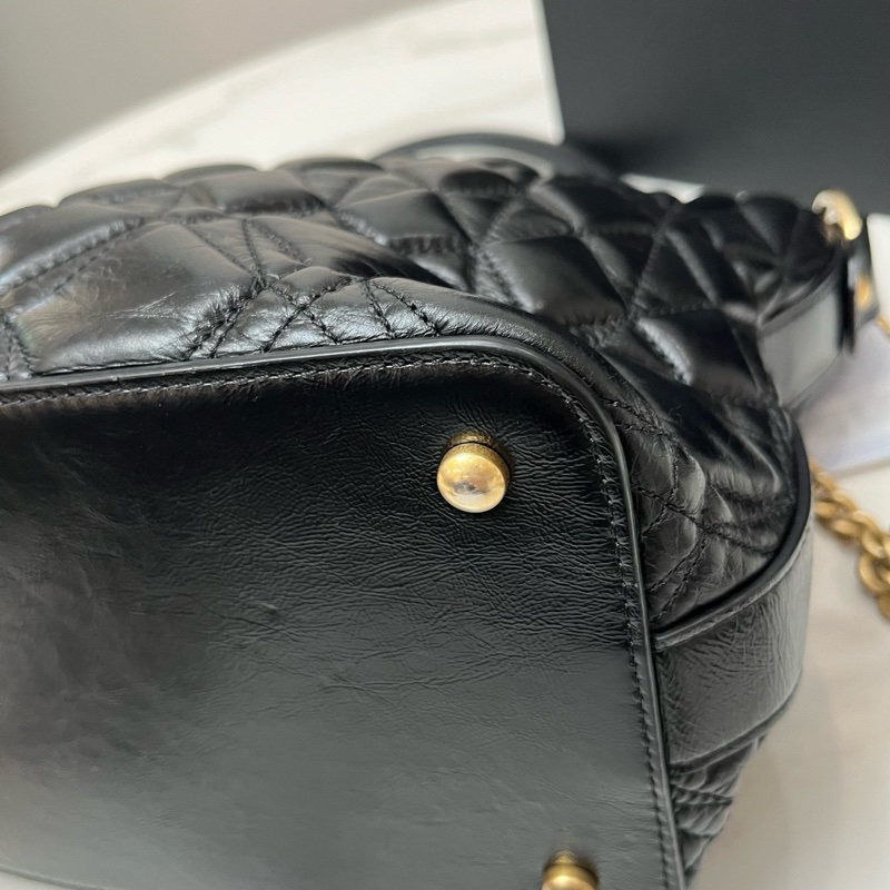 Chanel/香奈兒黑金鍊條包-7
