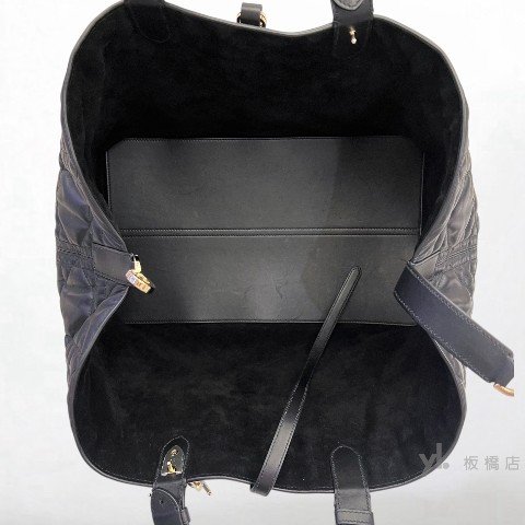 Y2024-DIOR Toujours黑籐格紋小牛皮大號手提包M2820-5