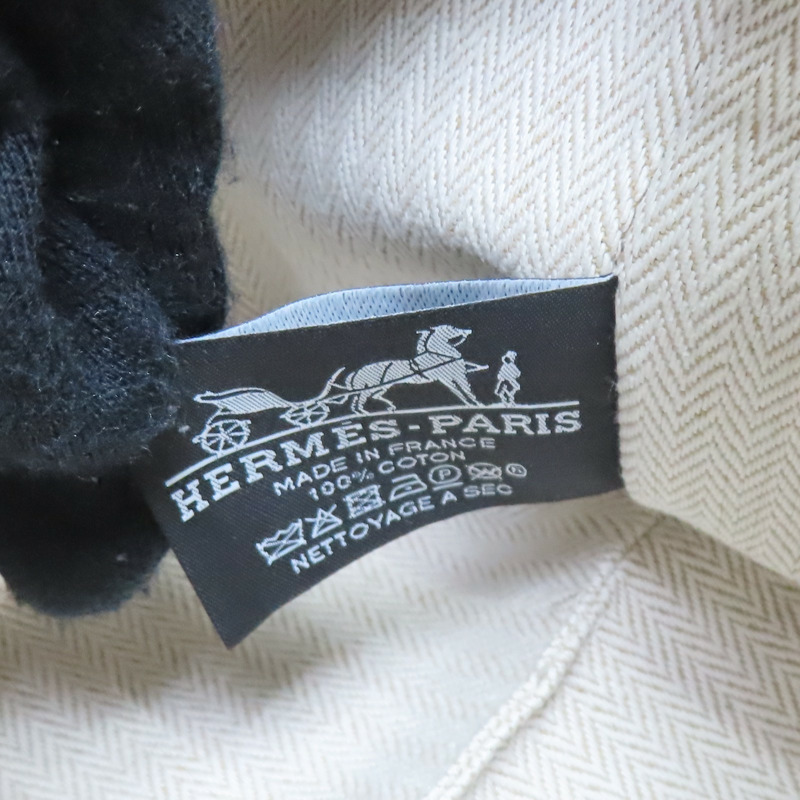 米灰色 帆布 Bride-a-Brac 手提包【HERMES 愛馬仕】-5