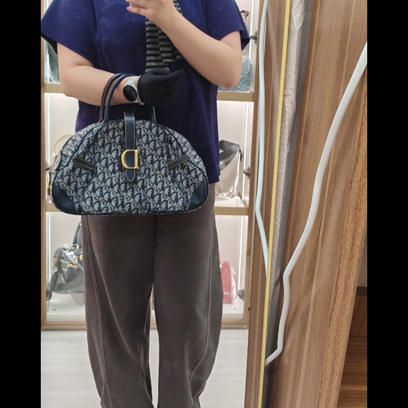 Dior vintage Saddle Bag 雲朵包-21