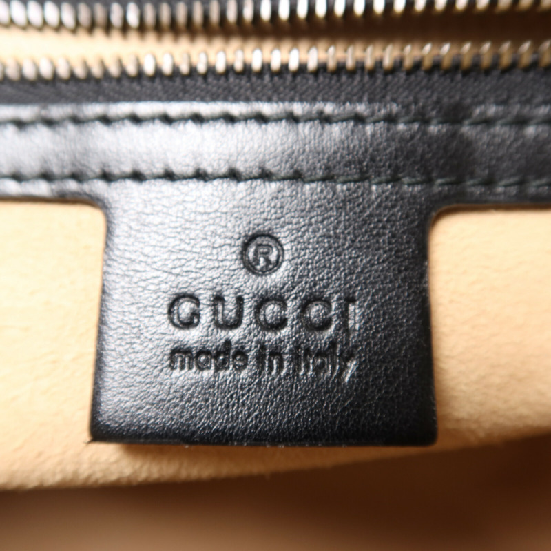 GUCCI 牛皮皮革GG Marmont鏈帶手挽肩背兩用袋-5