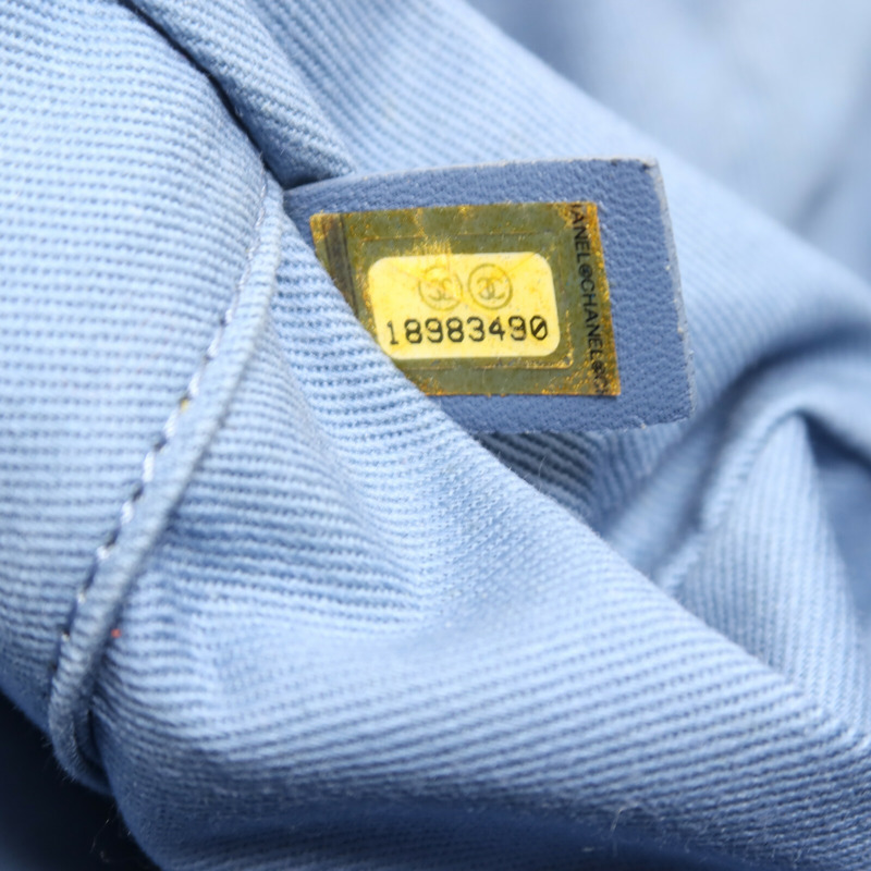 CHANEL Raffia Deauville Medium鏈帶手挽袋-6