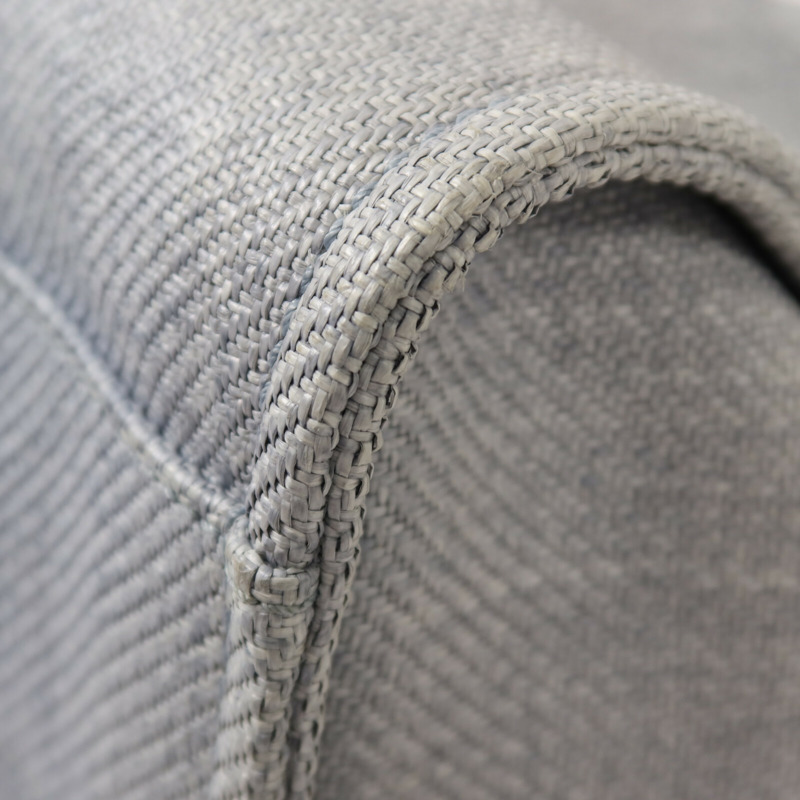 CHANEL Raffia Deauville Medium鏈帶手挽袋-13