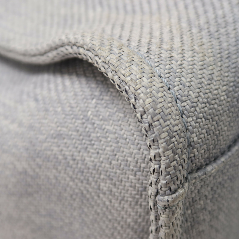 CHANEL Raffia Deauville Medium鏈帶手挽袋-14