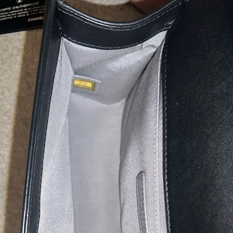 CHANEL LEBOY 山型紋 牛皮25cm 復古銀扣 肩背 斜背 手提-16