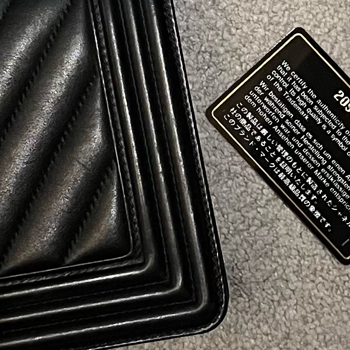 CHANEL LEBOY 山型紋 牛皮25cm 復古銀扣 肩背 斜背 手提-22