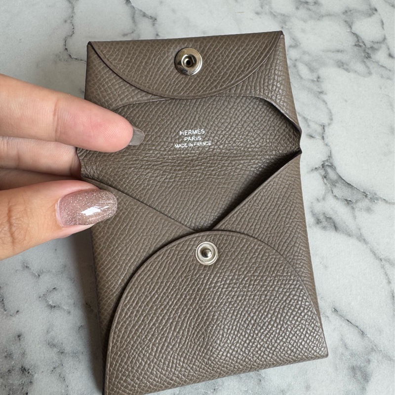 Hermes大象灰Bastia👛-12