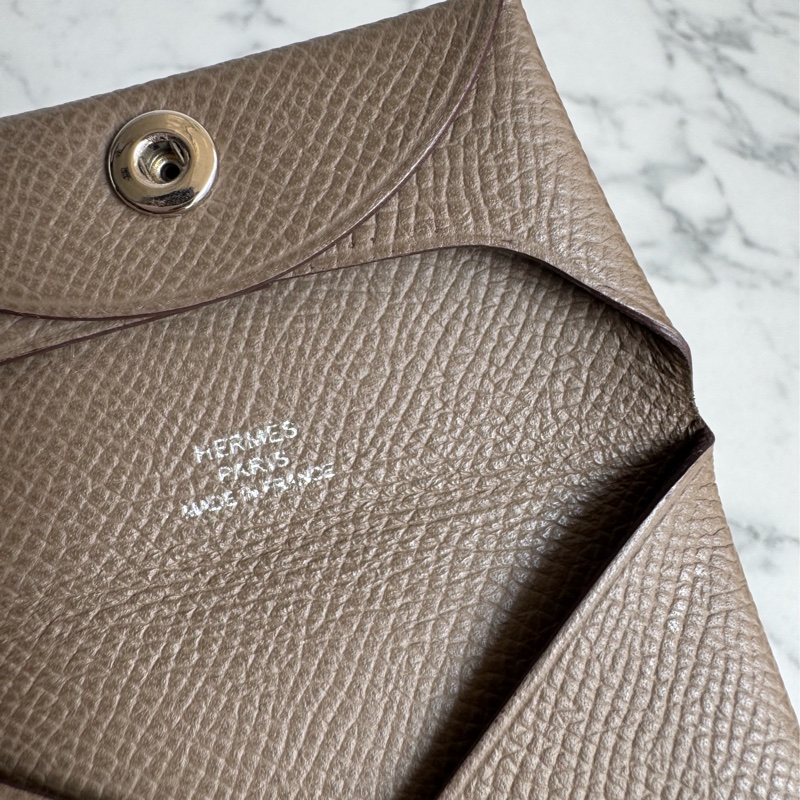 Hermes大象灰Bastia👛-17