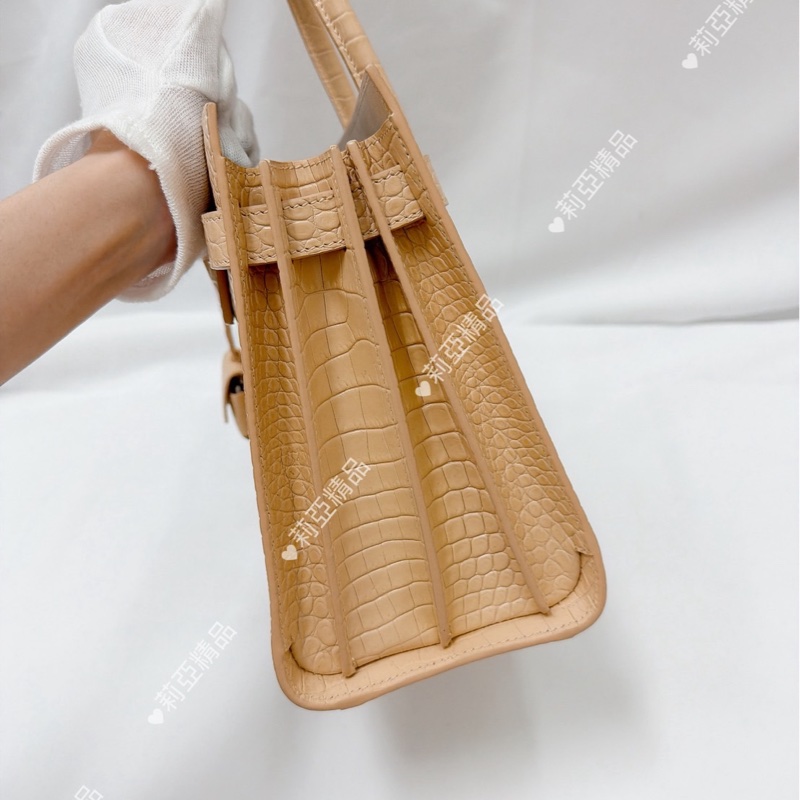 莉亞精品♡ Ysl 421863 SAC DE JOUR 米色 二手-3