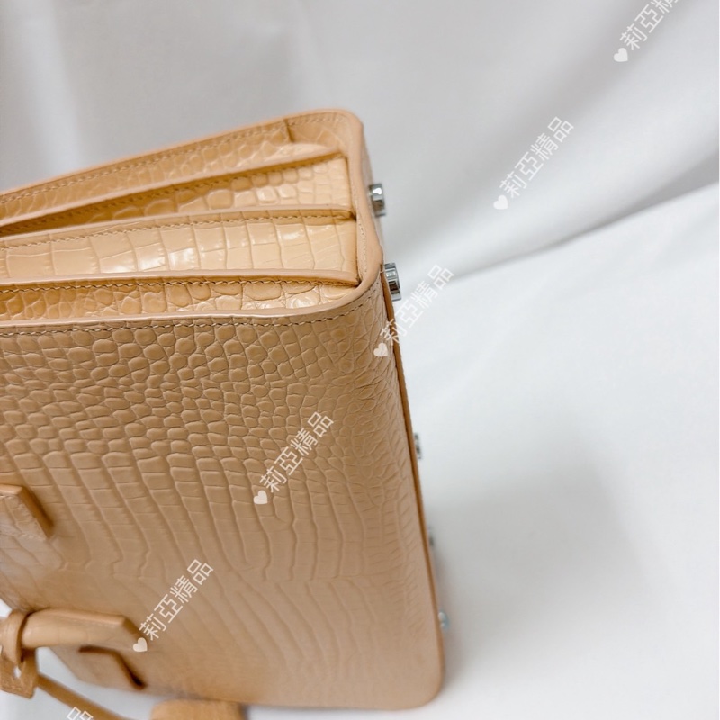 莉亞精品♡ Ysl 421863 SAC DE JOUR 米色 二手-7
