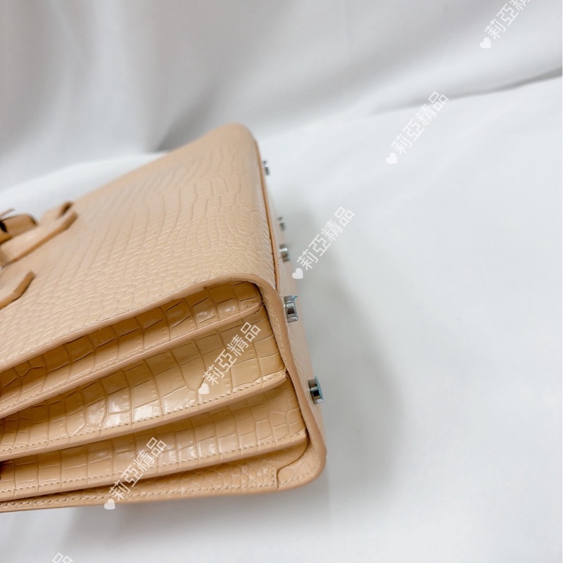 莉亞精品♡ Ysl 421863 SAC DE JOUR 米色 二手-9