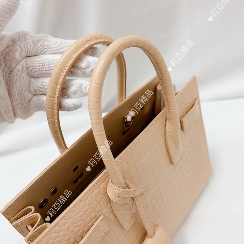 莉亞精品♡ Ysl 421863 SAC DE JOUR 米色 二手-10