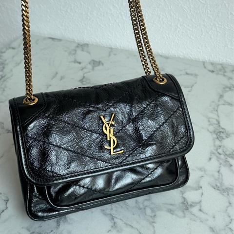 YSL黑色金logo mini niki❤️‍🔥❤️‍🔥