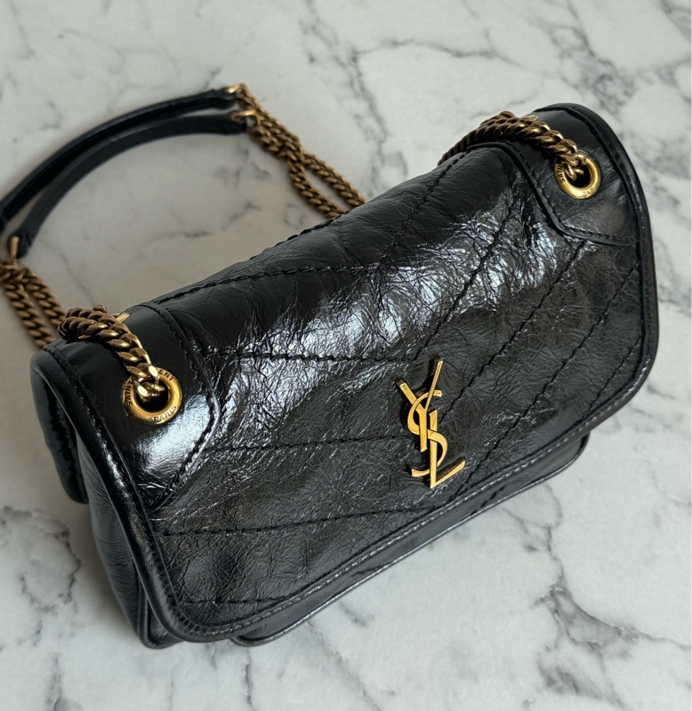 YSL黑色金logo mini niki❤️🔥❤️🔥-1