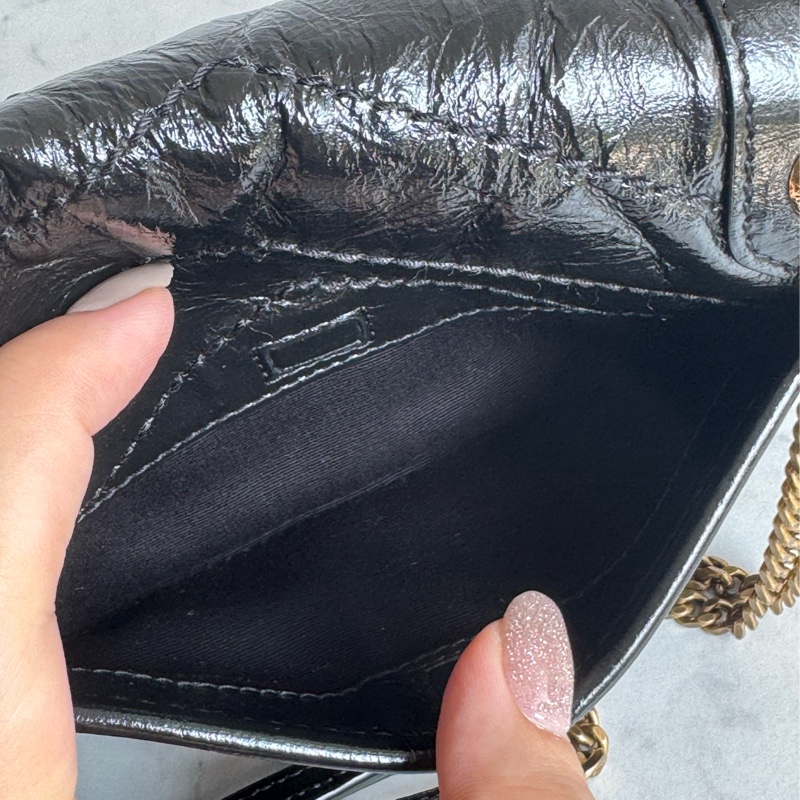 YSL黑色金logo mini niki❤️🔥❤️🔥-13