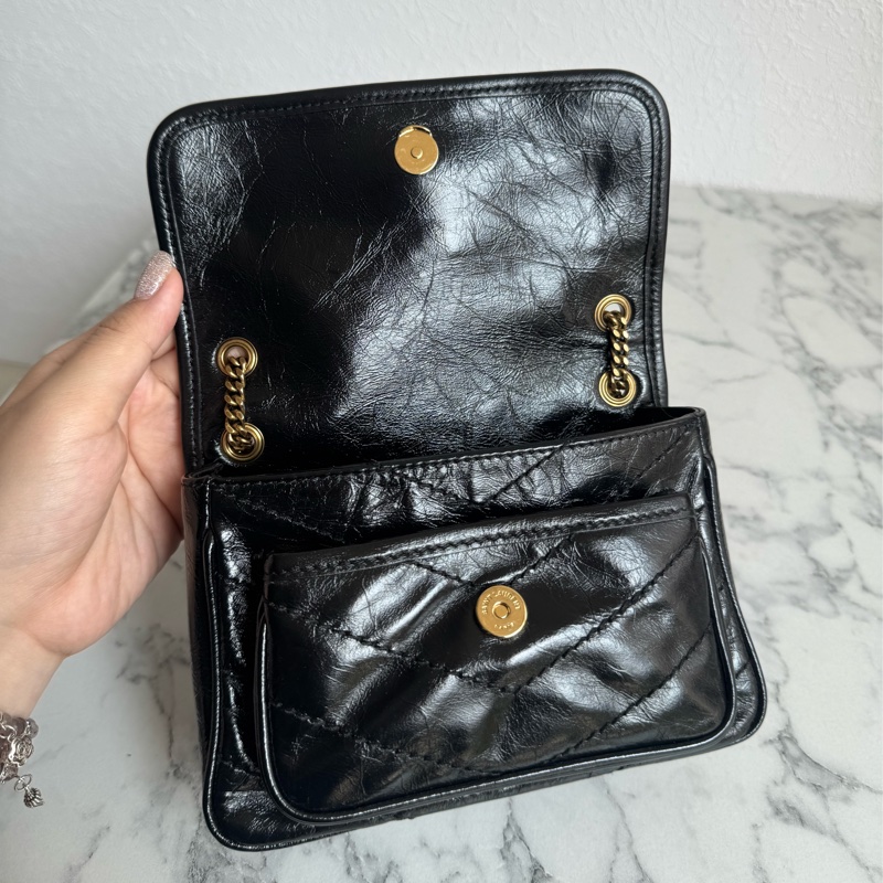 YSL黑色金logo mini niki❤️🔥❤️🔥-16