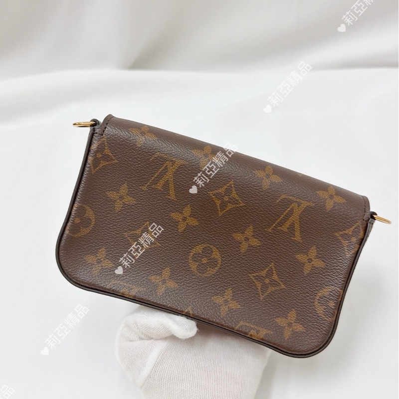 莉亞精品♡ Lv M80091 三合一綠背帶 二手-3