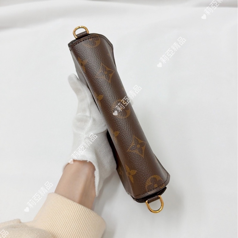 莉亞精品♡ Lv M80091 三合一綠背帶 二手-5