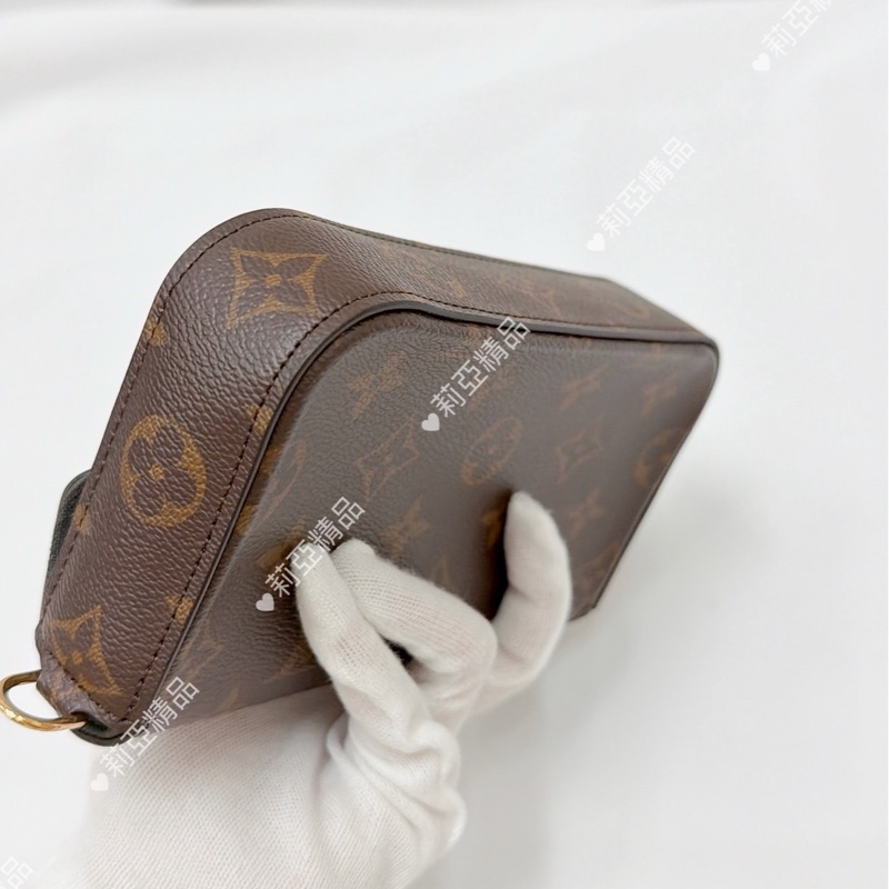 莉亞精品♡ Lv M80091 三合一綠背帶 二手-9
