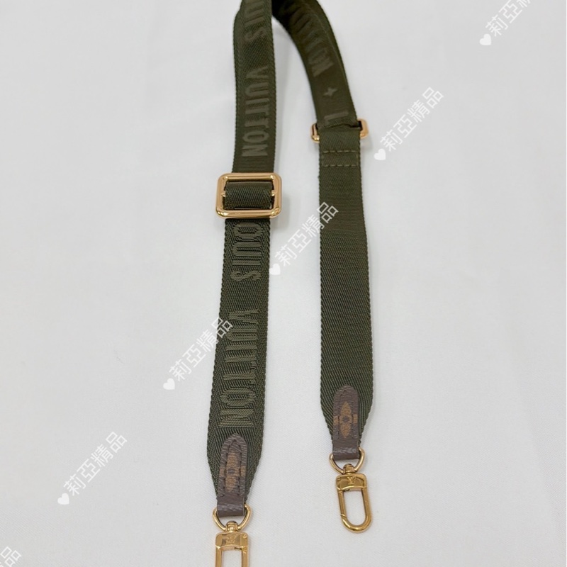 莉亞精品♡ Lv M80091 三合一綠背帶 二手-21