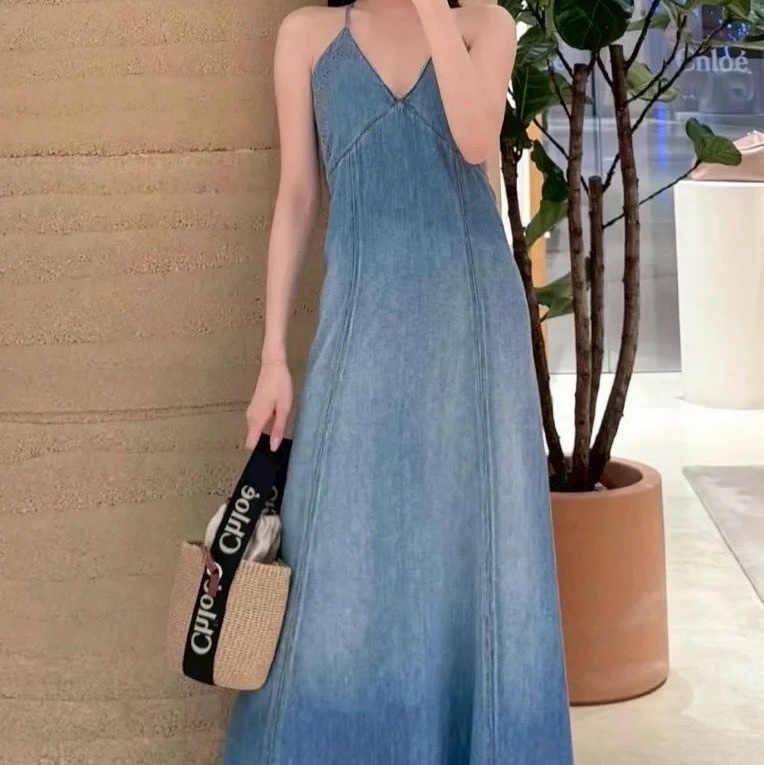 Chloe 黑白牛皮竹編包 竹簍包 草編包 斜背側背手提-20