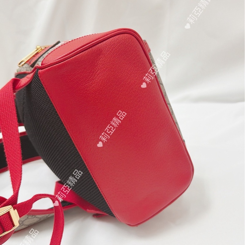 莉亞精品♡ Gucci 蘋果後背包 二手美包-7