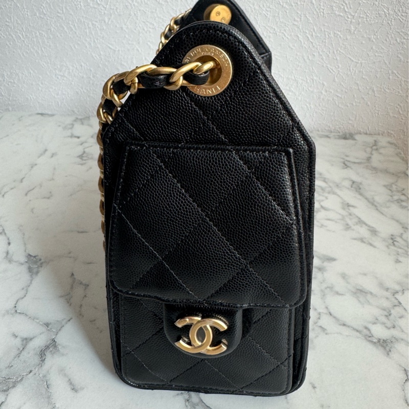 Chanel 黑金mini25肩背包 夯款❤️‍🔥❤️‍🔥❤️‍🔥-3