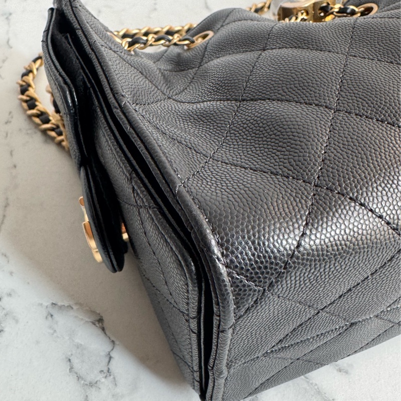 Chanel 黑金mini25肩背包 夯款❤️‍🔥❤️‍🔥❤️‍🔥-5