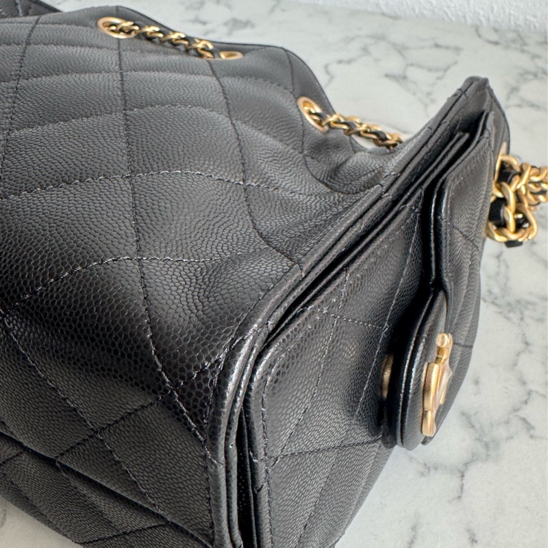 Chanel 黑金mini25肩背包 夯款❤️‍🔥❤️‍🔥❤️‍🔥-7