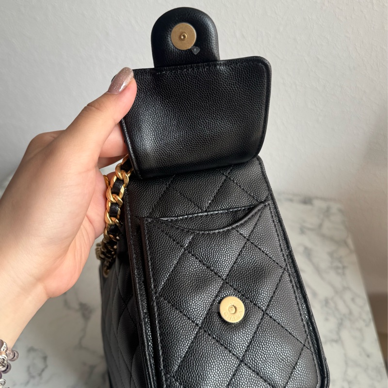 Chanel 黑金mini25肩背包 夯款❤️‍🔥❤️‍🔥❤️‍🔥-12