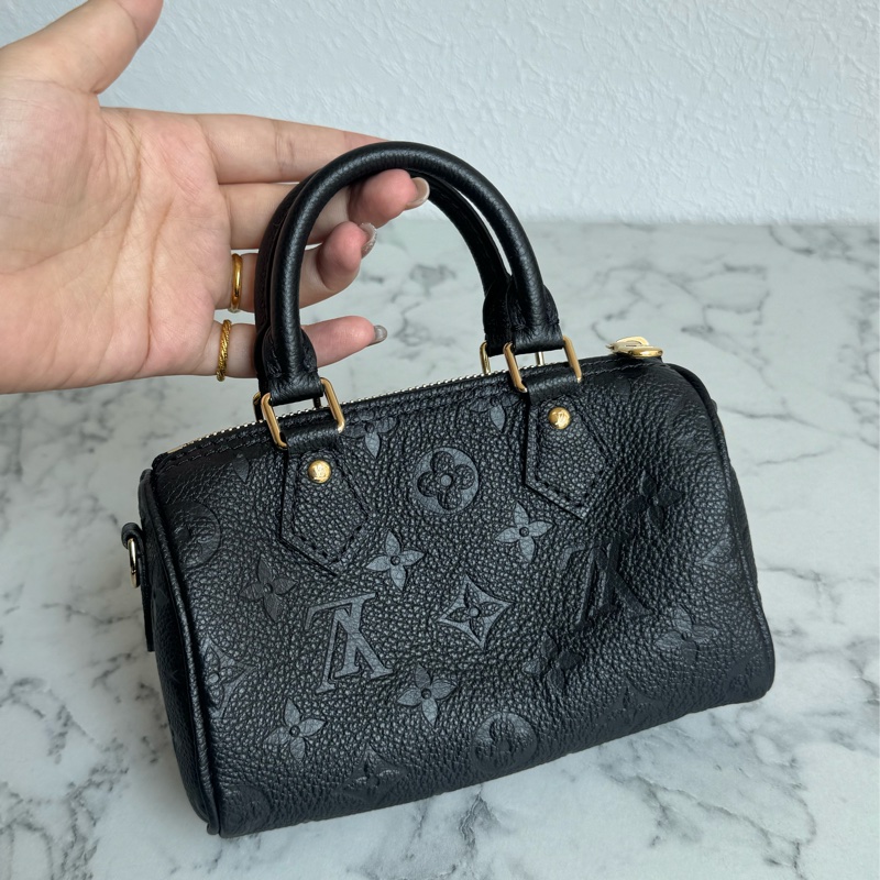 LV M82450黑壓紋nano speedy 必買✨✨-1
