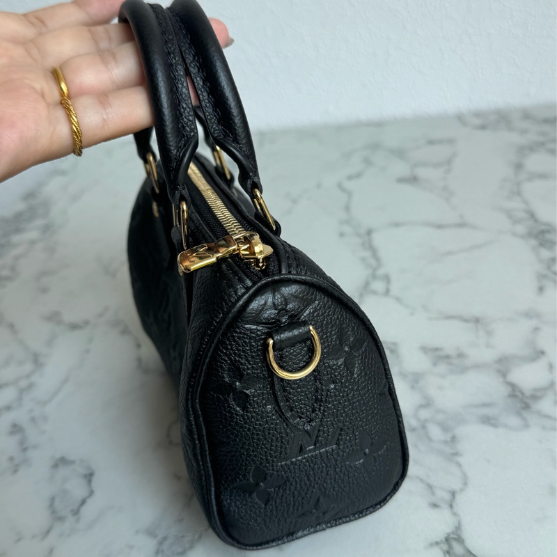 LV M82450黑壓紋nano speedy 必買✨✨-3