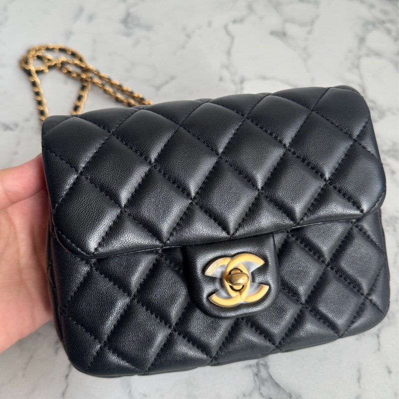 Chanel黑色金雙C coco愛心鏈方胖❤️🔥❤️🔥-1