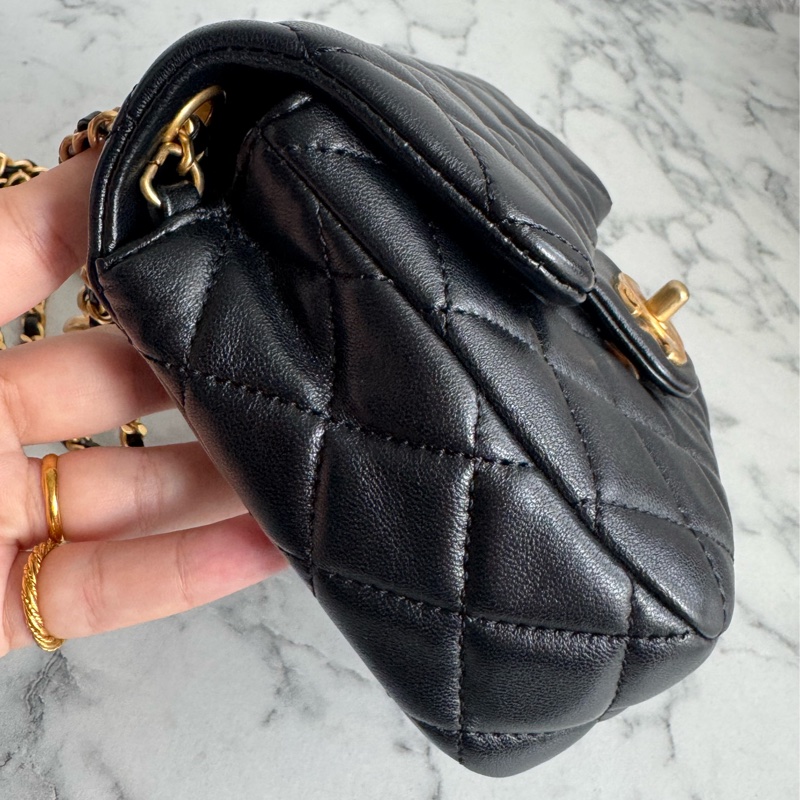 Chanel黑色金雙C coco愛心鏈方胖❤️🔥❤️🔥-3