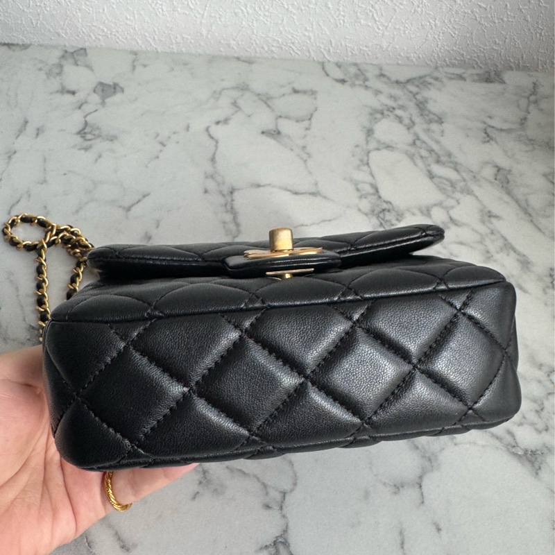 Chanel黑色金雙C coco愛心鏈方胖❤️🔥❤️🔥-4