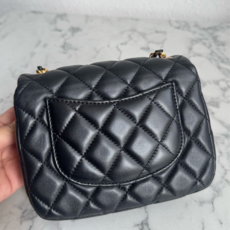 Chanel黑色金雙C coco愛心鏈方胖❤️🔥❤️🔥-6