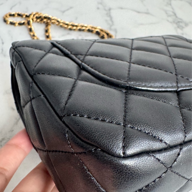 Chanel黑色金雙C coco愛心鏈方胖❤️🔥❤️🔥-10