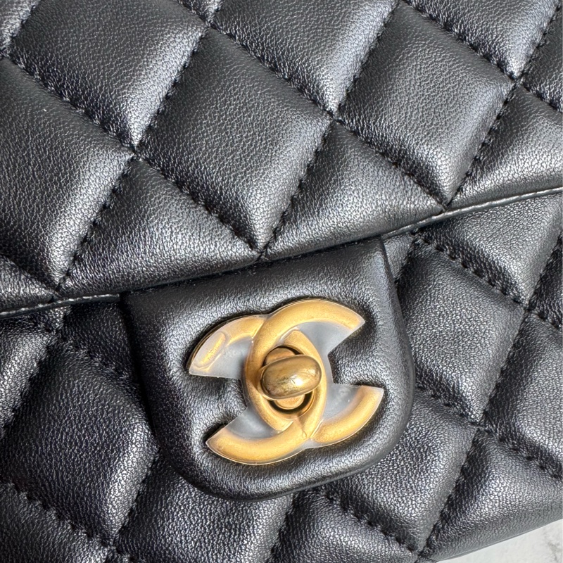 Chanel黑色金雙C coco愛心鏈方胖❤️🔥❤️🔥-11