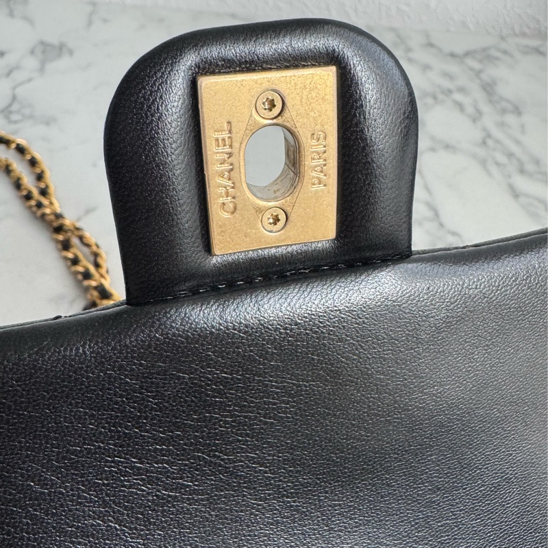 Chanel黑色金雙C coco愛心鏈方胖❤️🔥❤️🔥-14