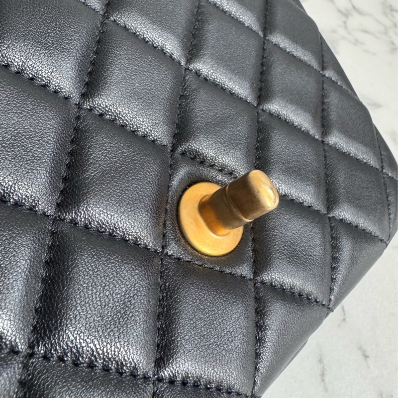 Chanel黑色金雙C coco愛心鏈方胖❤️🔥❤️🔥-15