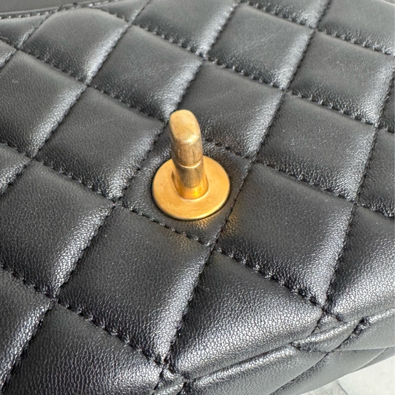 Chanel黑色金雙C coco愛心鏈方胖❤️🔥❤️🔥-17