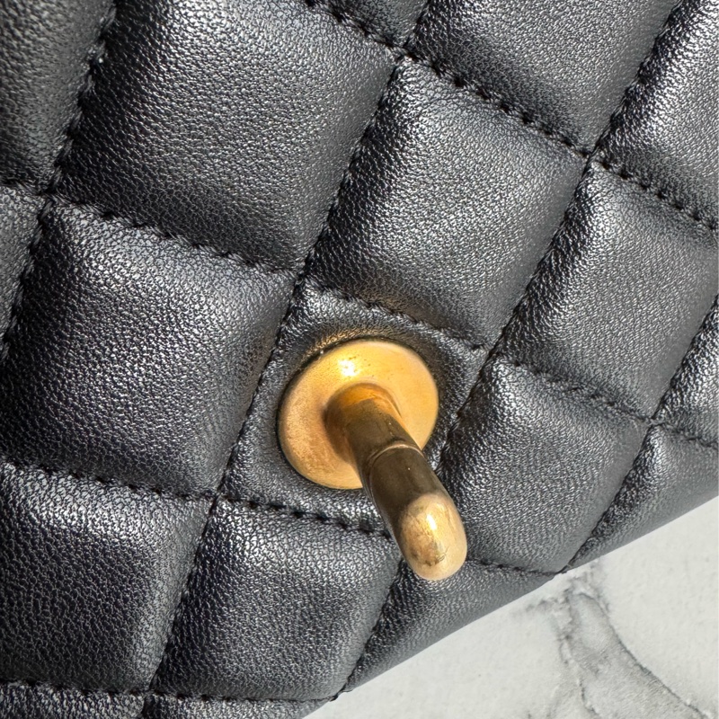 Chanel黑色金雙C coco愛心鏈方胖❤️🔥❤️🔥-18